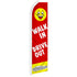 Walk In Drive Out (Red) Super Flag - Flags Importer