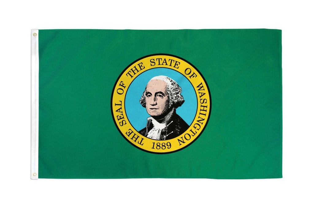 Washington Flag 2x3ft Poly - Flags Importer