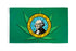 Washington (Leaf) Flag 3x5ft Poly - Flags Importer