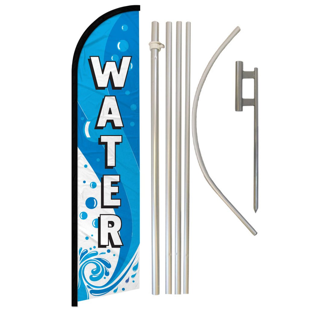 Water Windless Banner Flag & Pole Kit - Flags Importer