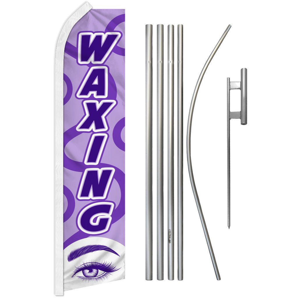 Waxing Super Flag & Pole Kit - Flags Importer