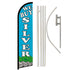 We Buy Silver Windless Banner Flag & Pole Kit - Flags Importer