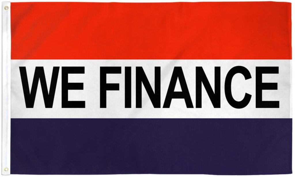 We Finance Flag 3x5ft Poly - Flags Importer