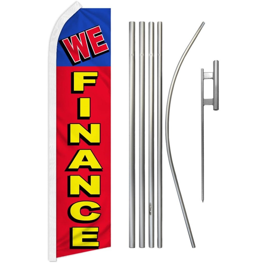 We Finance Super Flag & Pole Kit - Flags Importer