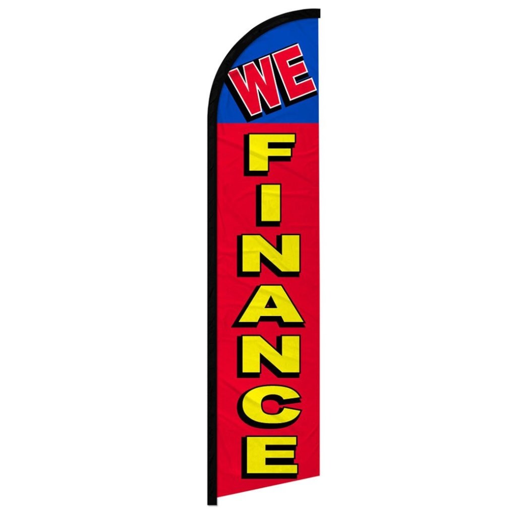 We Finance Windless Banner Flag - Flags Importer