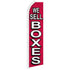 We Sell Boxes (Red) Super Flag - Flags Importer