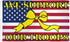 We Support Our Troops (USA Ribbon) Flag 3x5ft Poly - Flags Importer