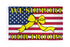 We Support Our Troops (USA Ribbon) Flag 3x5ft Poly - Flags Importer