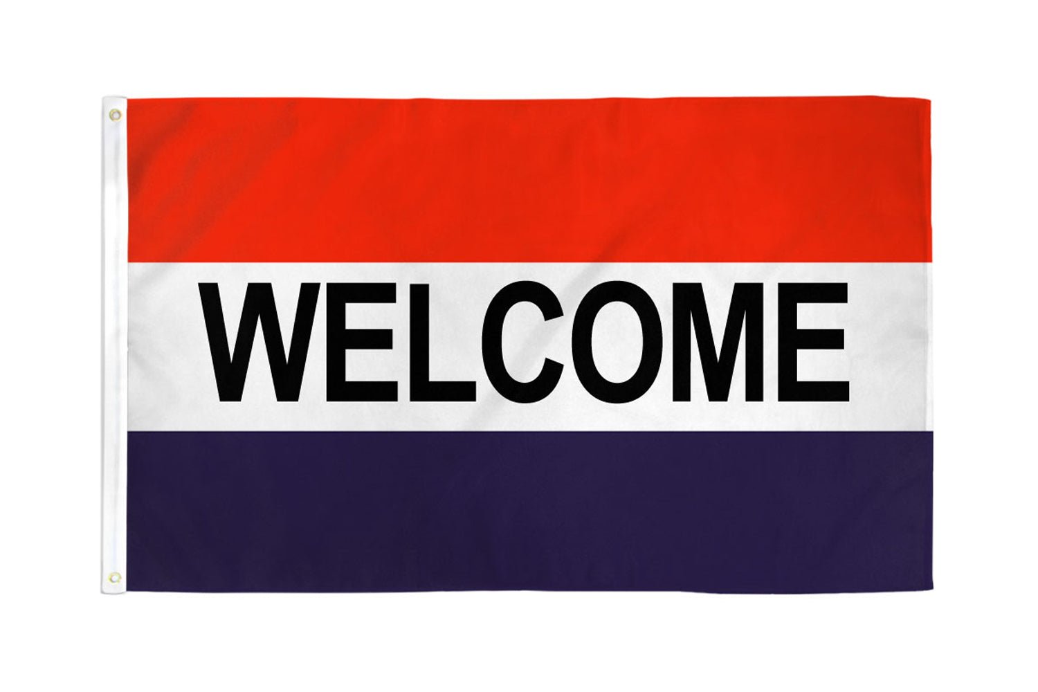 Welcome (RWB) Flag 2x3ft Poly - Flags Importer