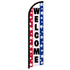 Welcome (Stars RWB) Windless Banner Flag - Flags Importer