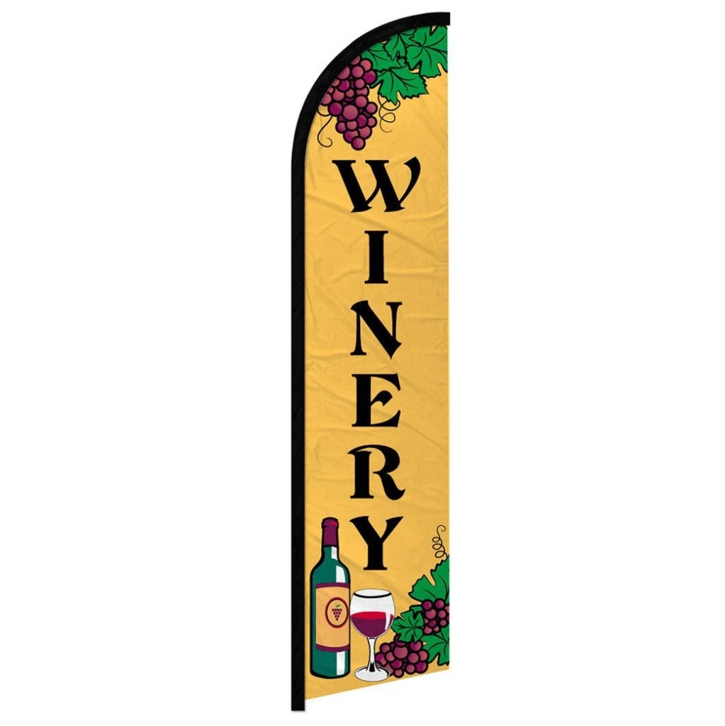 Winery Windless Banner Flag - Flags Importer