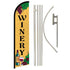 Winery Windless Banner Flag & Pole Kit - Flags Importer