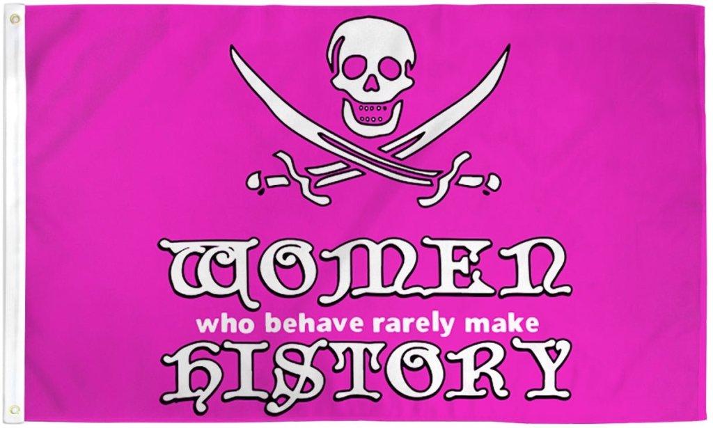 Women In History Pirate Flag 3x5ft Poly - Flags Importer