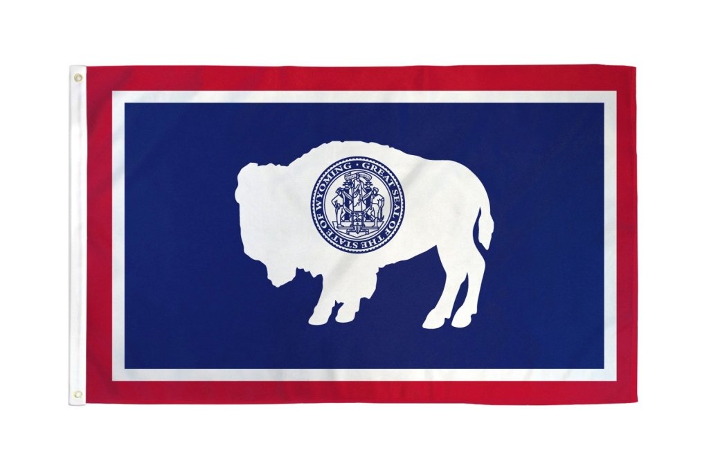 Wyoming Flag 2x3ft Poly - Flags Importer