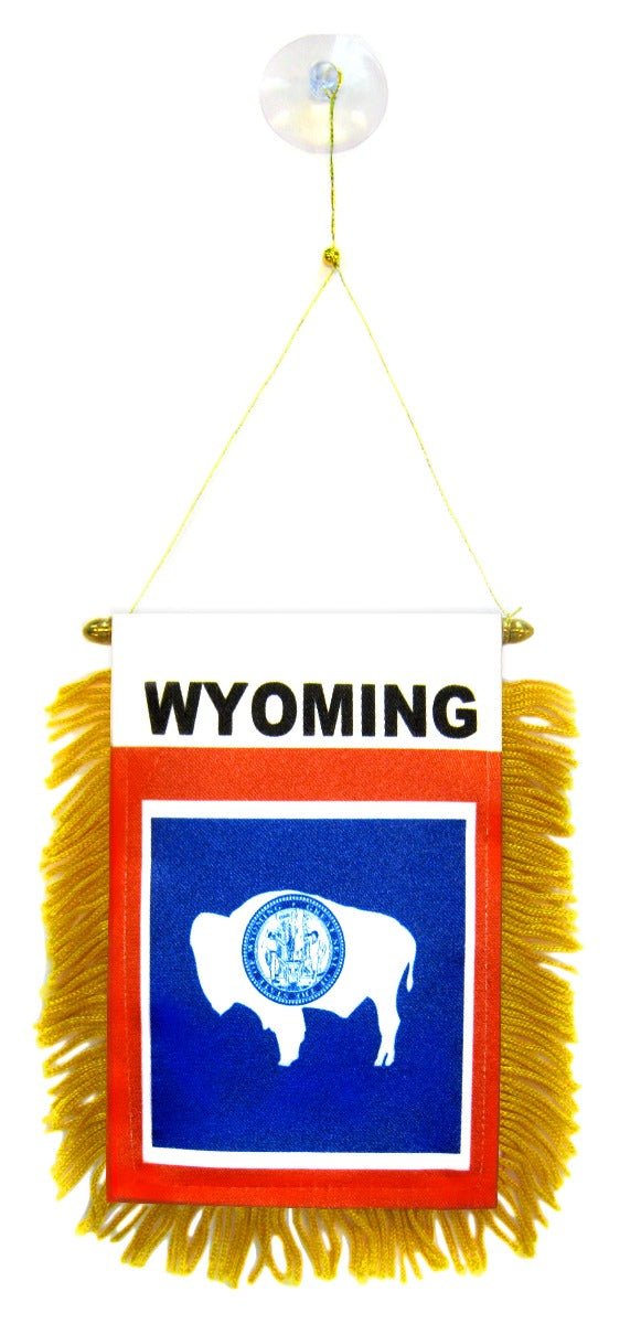 Wyoming Mini Banner - Flags Importer