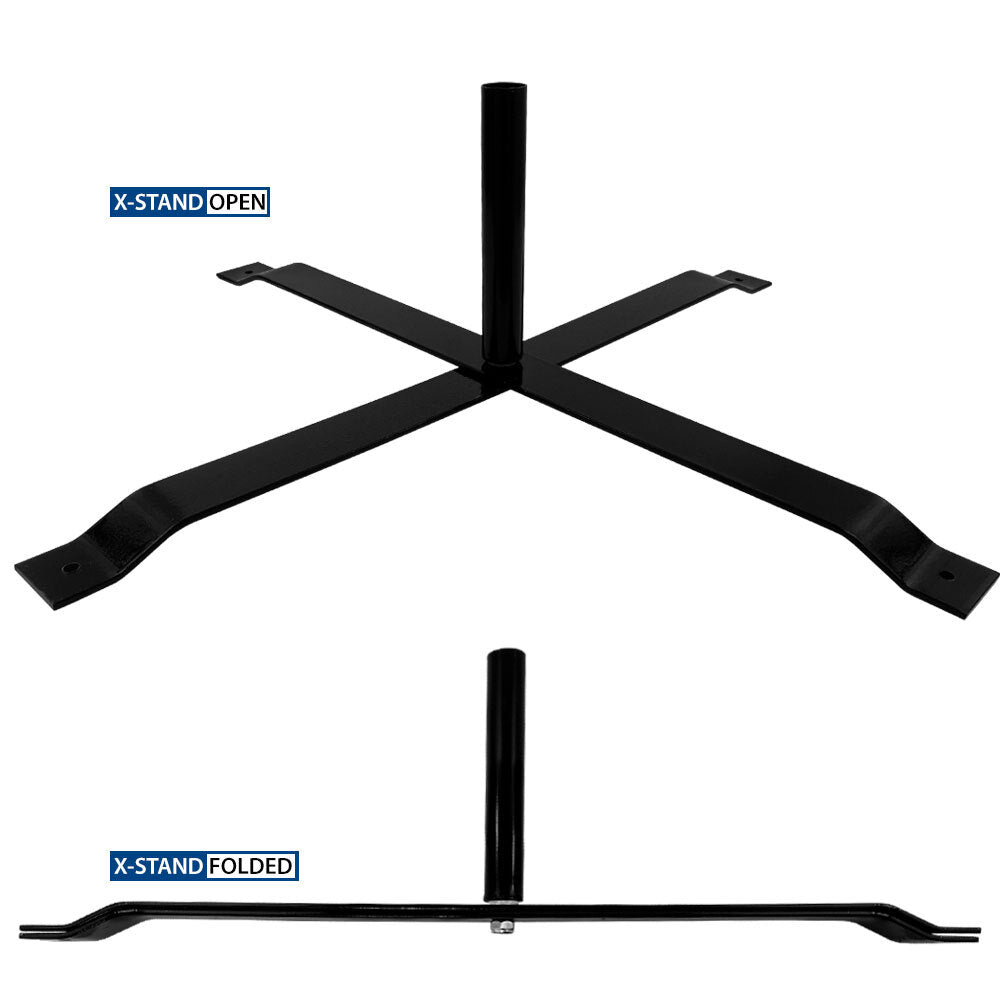 X - Stand (Black) Base for Advertising Flag Pole - Flags Importer