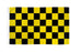 Yellow & Black Checkered Flag 2x3ft Poly - Flags Importer