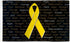 Yellow Ribbon (Inscriptions) Flag 3x5ft Poly - Flags Importer