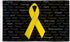 Yellow Ribbon (Inscriptions) Flag 3x5ft Poly - Flags Importer