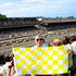 Yellow & White Checkered Flag 3x5ft Poly - Flags Importer