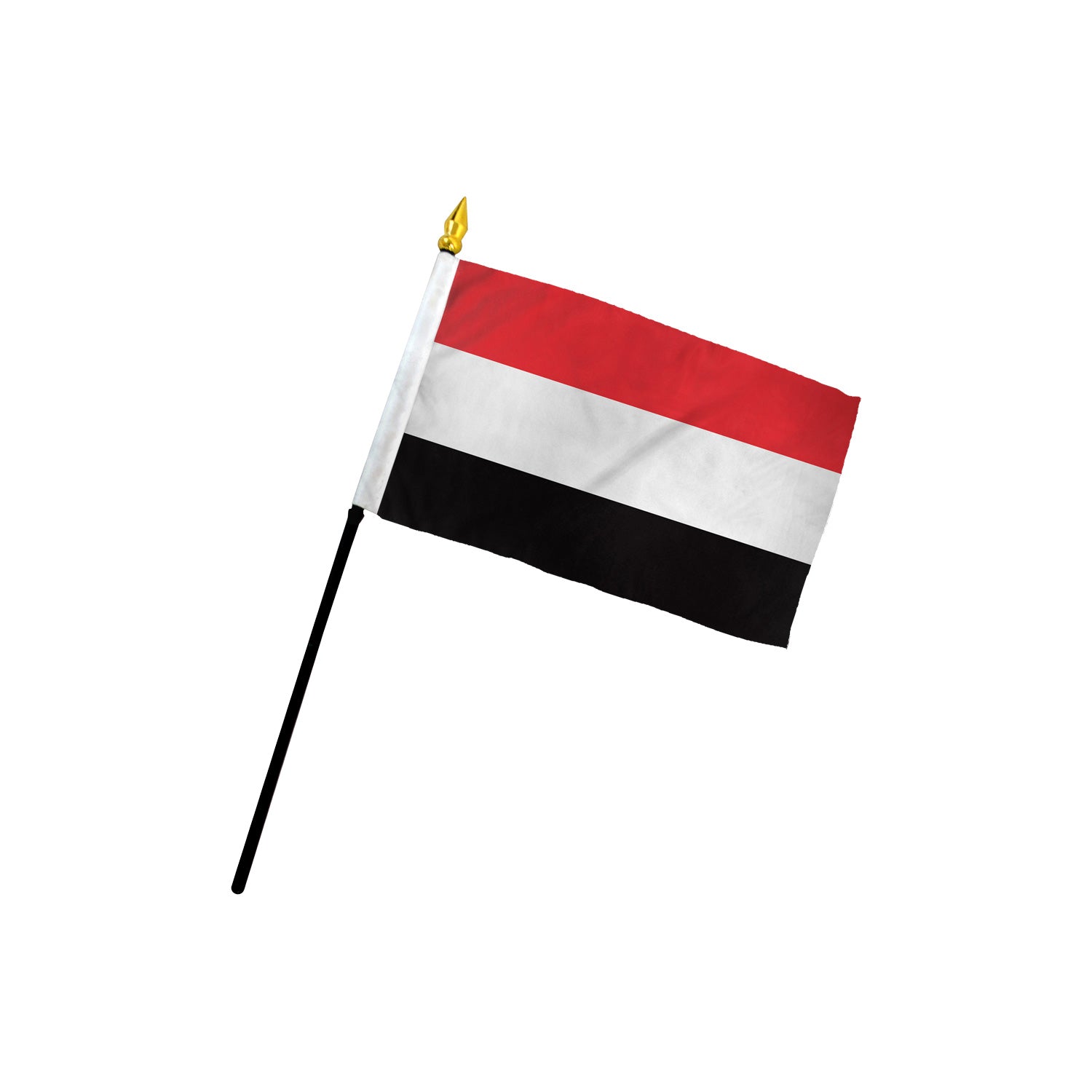 Yemen 4x6in Stick Flag - Flags Importer