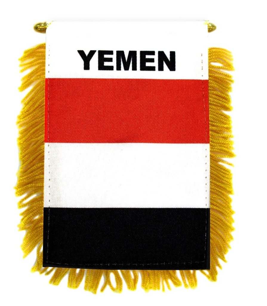 Yemen Mini Banner - Flags Importer