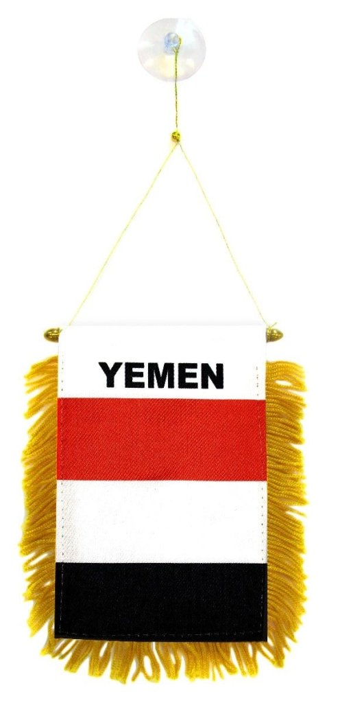 Yemen Mini Banner - Flags Importer