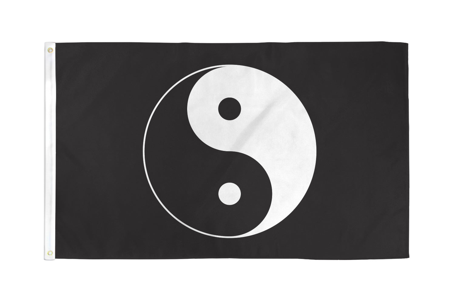 Yin Yang Flag 3x5ft Poly - Flags Importer