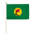 Zaire 12x18in Stick Flag - Flags Importer