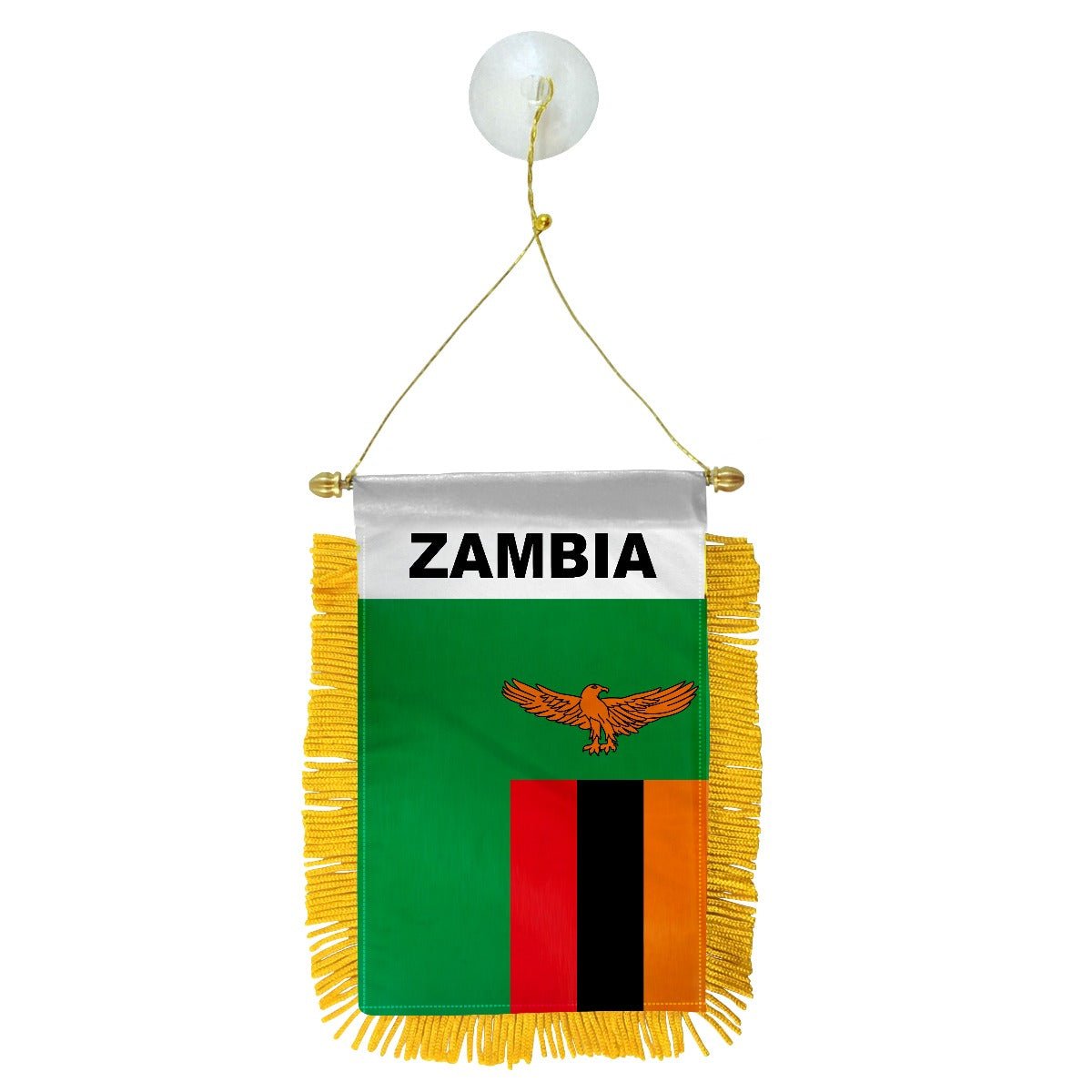 Zambia Mini Banner - Flags Importer