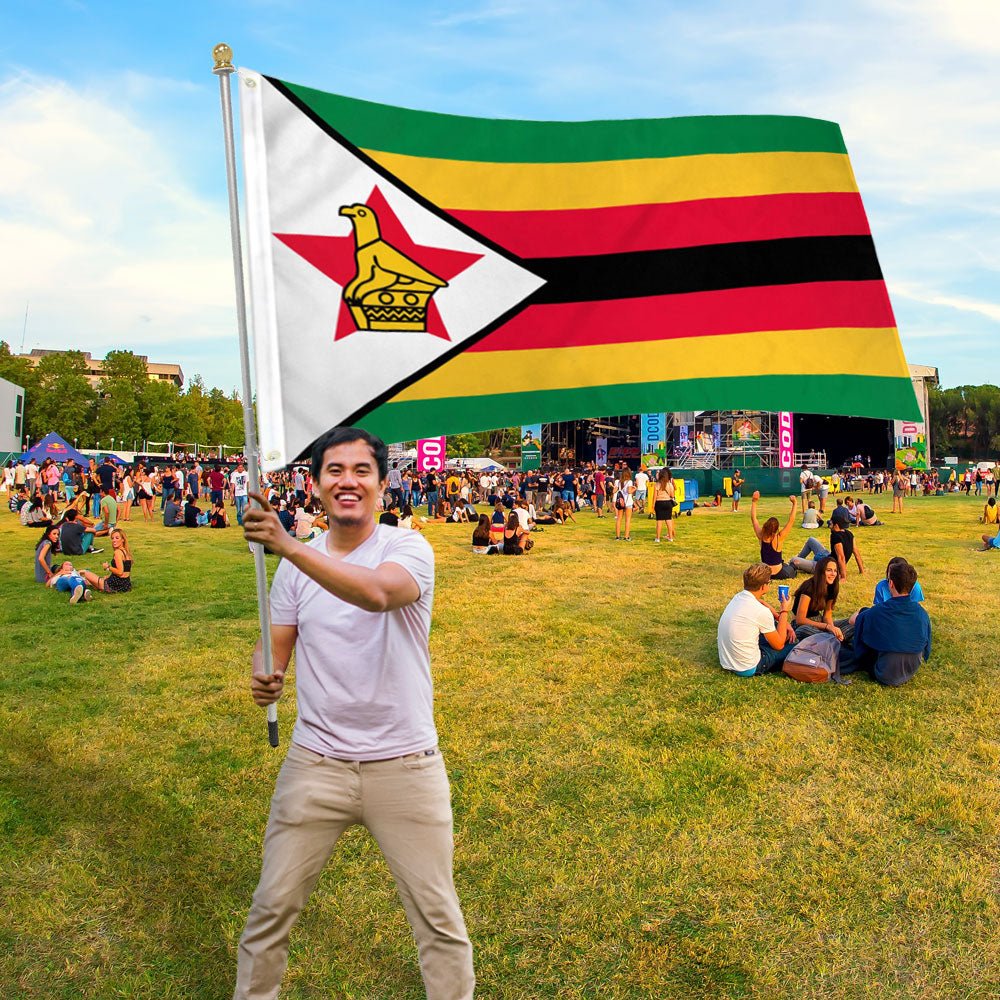 Zimbabwe Flag 3x5ft Poly - Flags Importer