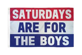 Saturdays Are For The Boys Flag 3x5ft Poly Flags Importer