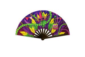 Mardi Gras (Party)  X-Large Hand Fan