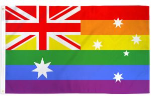 Australia (Rainbow) Flag 3x5ft Poly