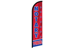 Notary Public Windless Banner Flag