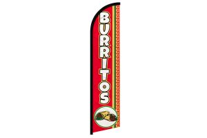 Burritos (Red) Windless Banner Flag