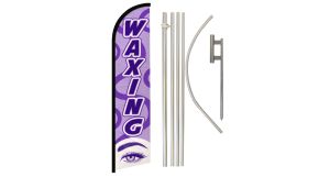 Waxing Windless Banner Flag & Pole Kit