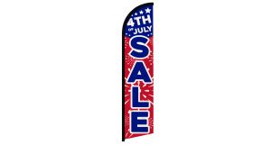 Sale (4th of July) Windless Banner Flag
