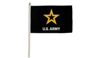 POW-MIA Standard Stick Flag 12in by 18in on 24in Wooden Dowel