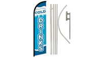 Cold Drinks Windless Banner Flag and Pole Kit 