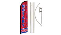 Notary Public windless banner and pole kit 