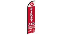 First Aid Station Windless Banner