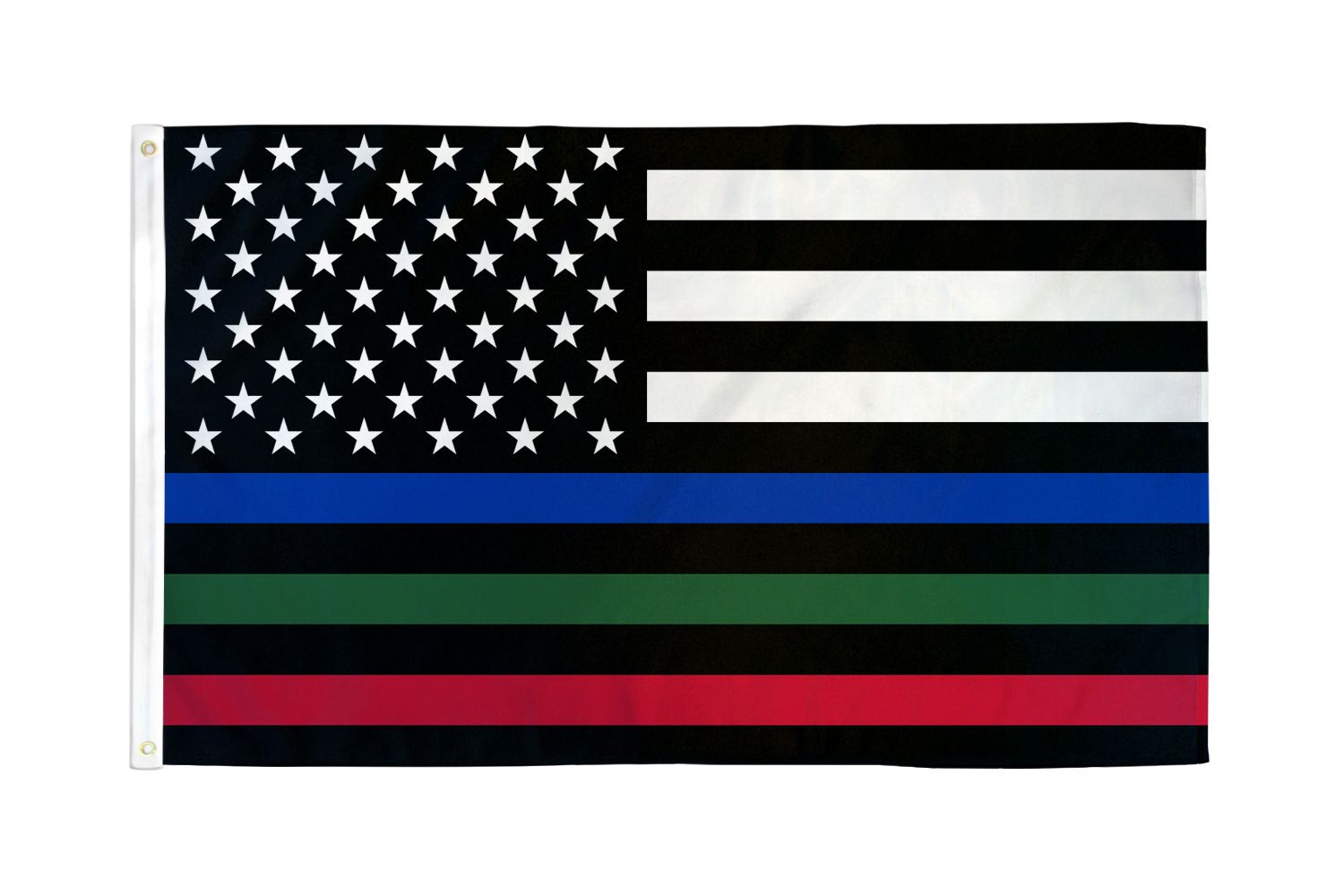 Thin Line USA Flag 3x5ft Poly | Importer | Political Rally