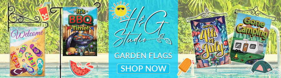 H&G Studios Garden Flags - Shop our Selection